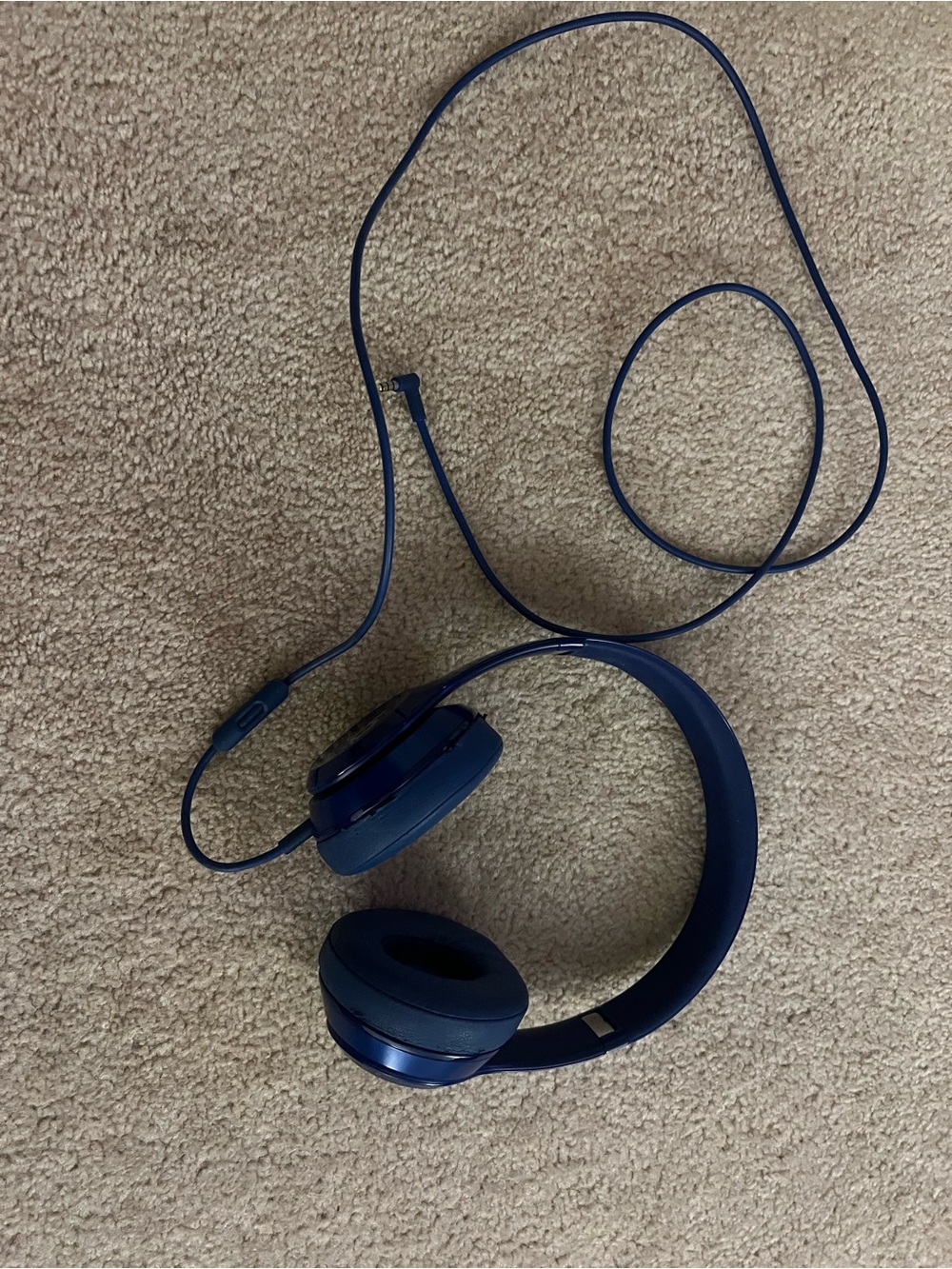 beats Wired Headphones in Navy Blue